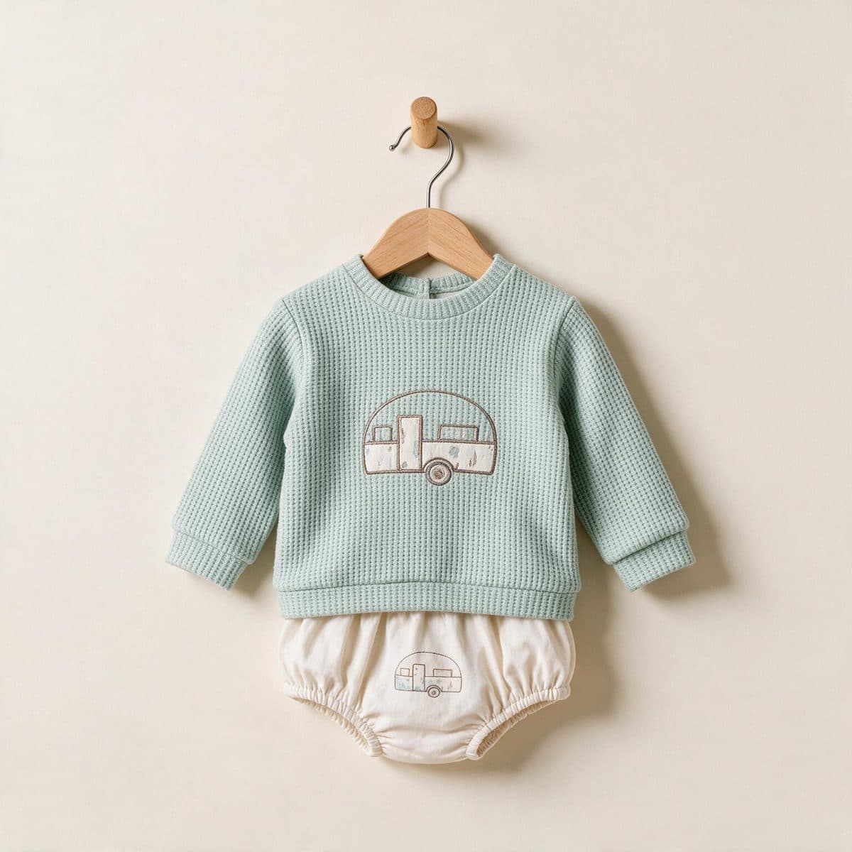 Conjunto 2 piezas: Jersey M/L + Pololo (Mint)