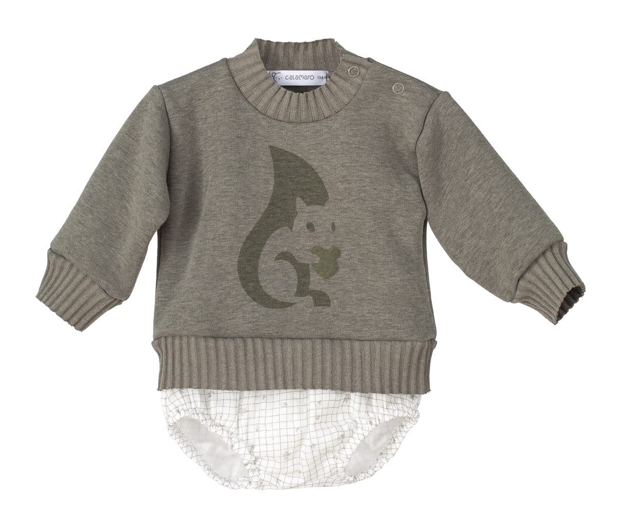 Conjunto 2 piezas: Sudadera M/L + Pololo (Verde)