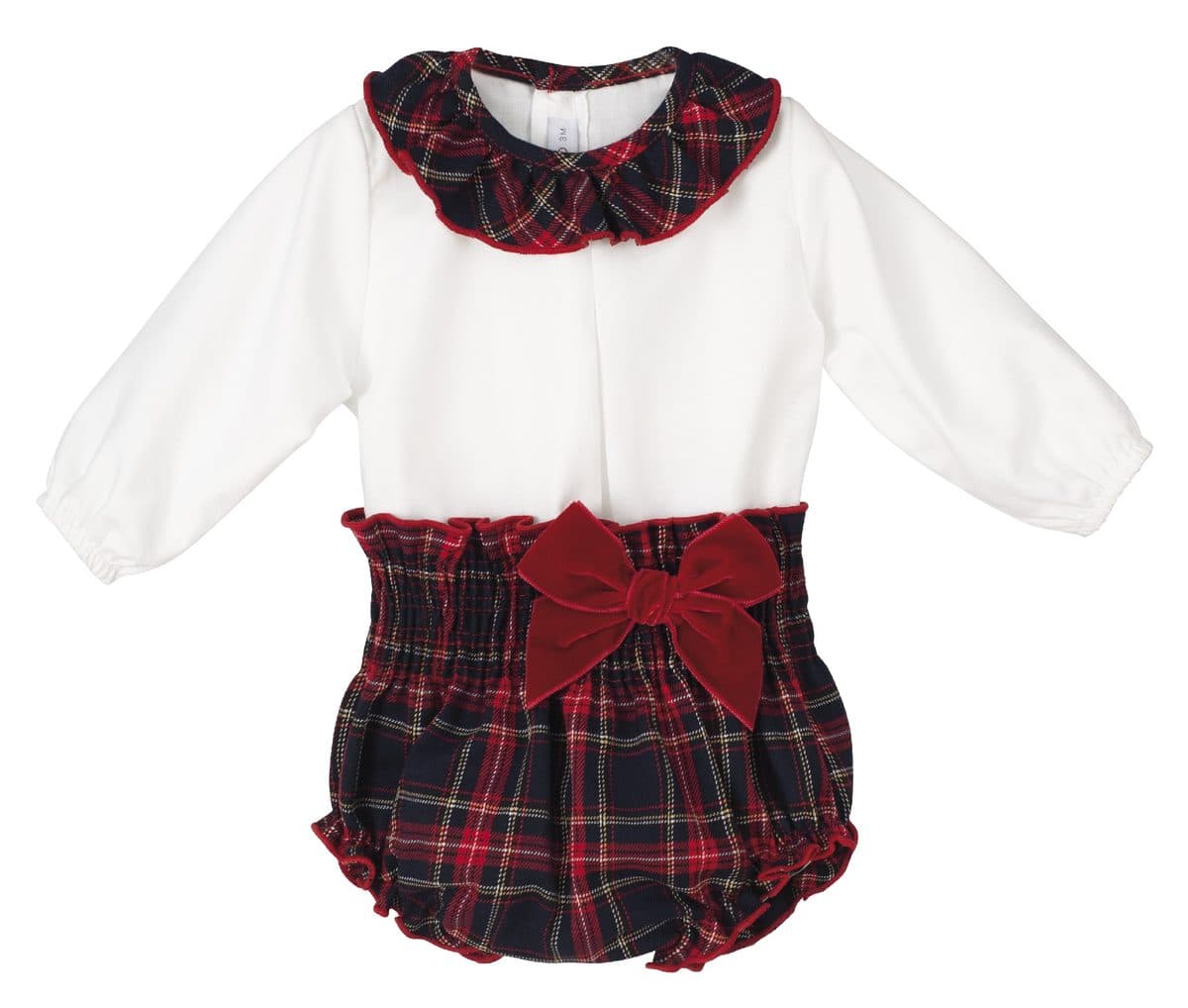 Conjunto 2 piezas: Camisa M/L + Pololo (Marino)