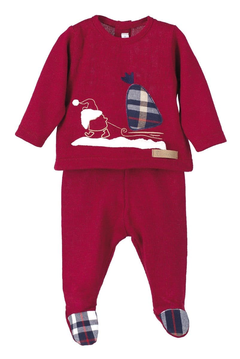 Conjunto 2 piezas: Jersey M/L + Polaina (Rojo)