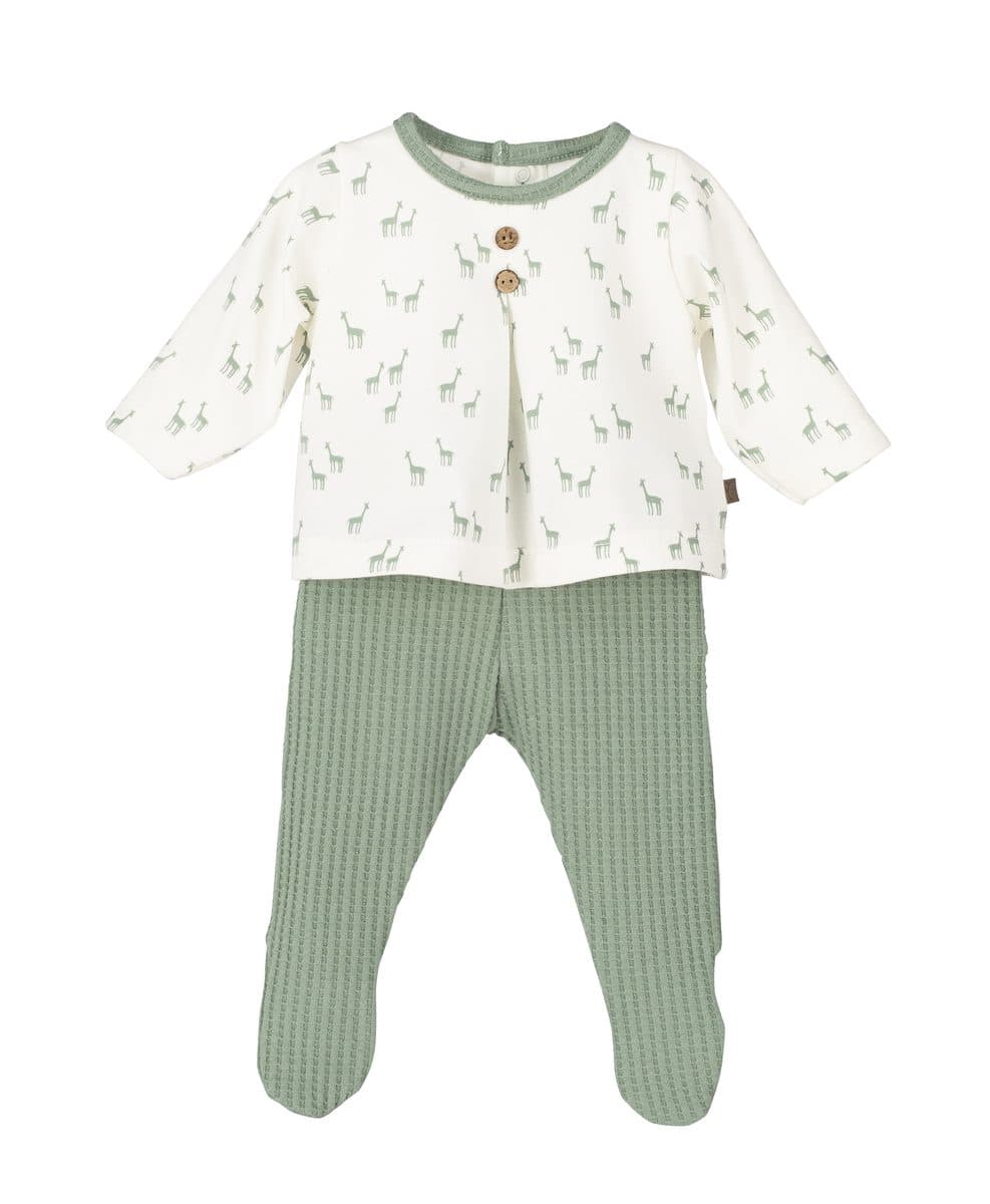 Conjunto 2 piezas: Camiseta M/L + Polaina (Verde)