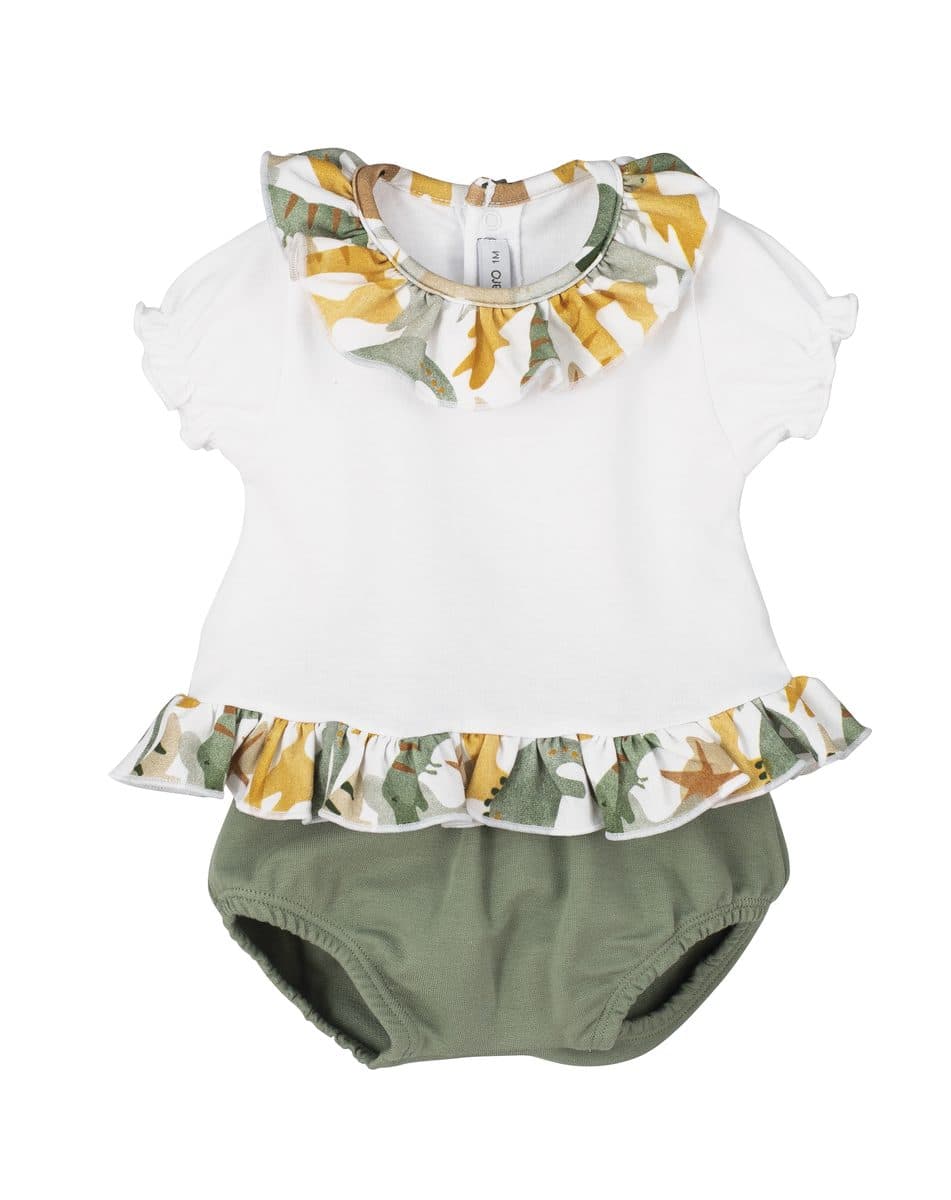 Conjunto 2 piezas: Camiseta M/C + Pololo (Mint)