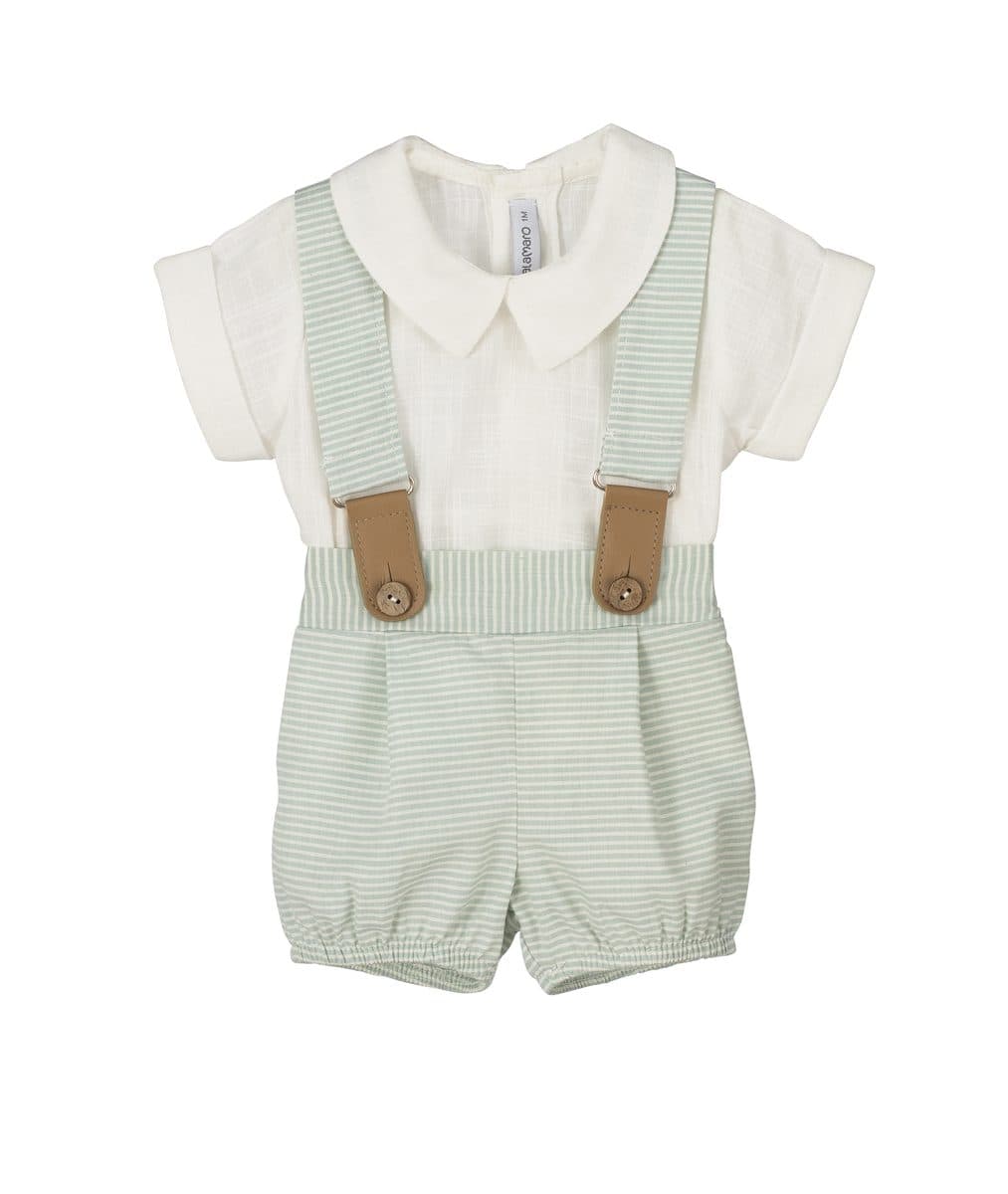 Conjunto 2 piezas: Camisa M/C + Peto (Mint)