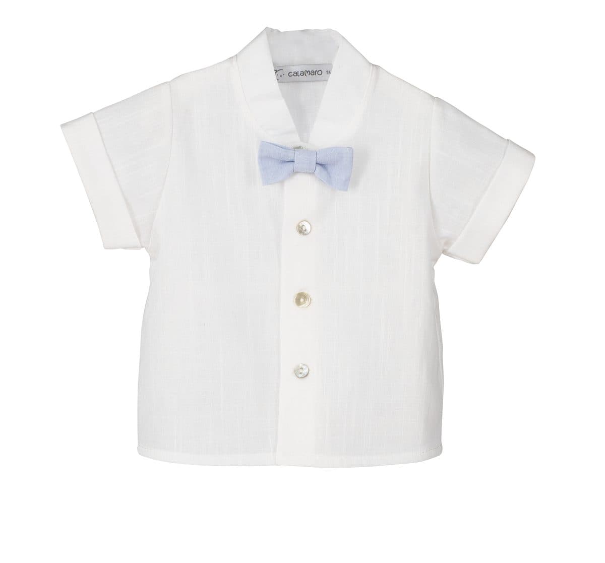 Camisa M/C — FALTA EL PANTALÓN del conjunto (Celeste)