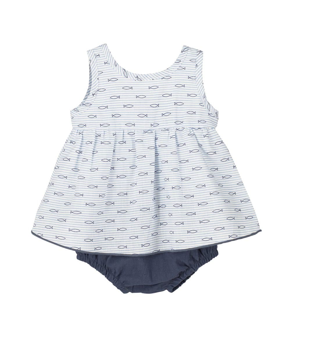 Conjunto 2 piezas: Jesusito + Cubre (Azul)
