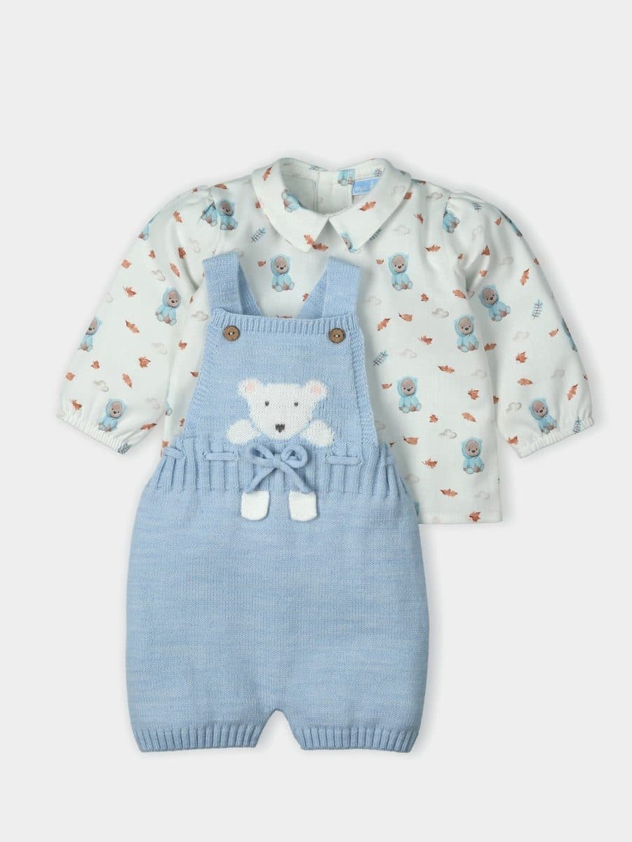 Conjunto 2 piezas: Camisa M/L + Peto (Nube)