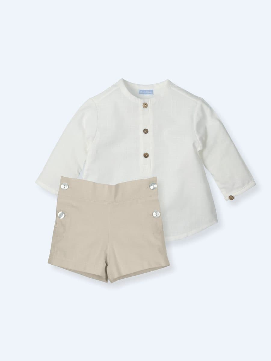 Conjunto 3 piezas: Jersey M/C + Camisa M/C + Pantalón corto (Mykonos)