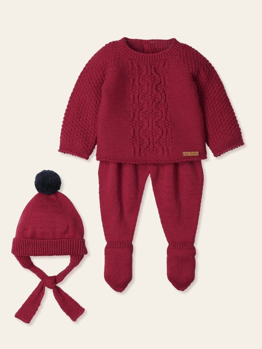 Conjunto 3 piezas: Jersey M/L + Polaina + Gorro (Scarlet)