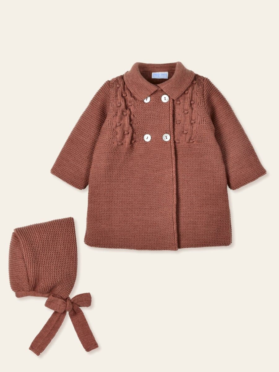Conjunto 2 piezas: Abrigo M/C + Gorro (Otoño)