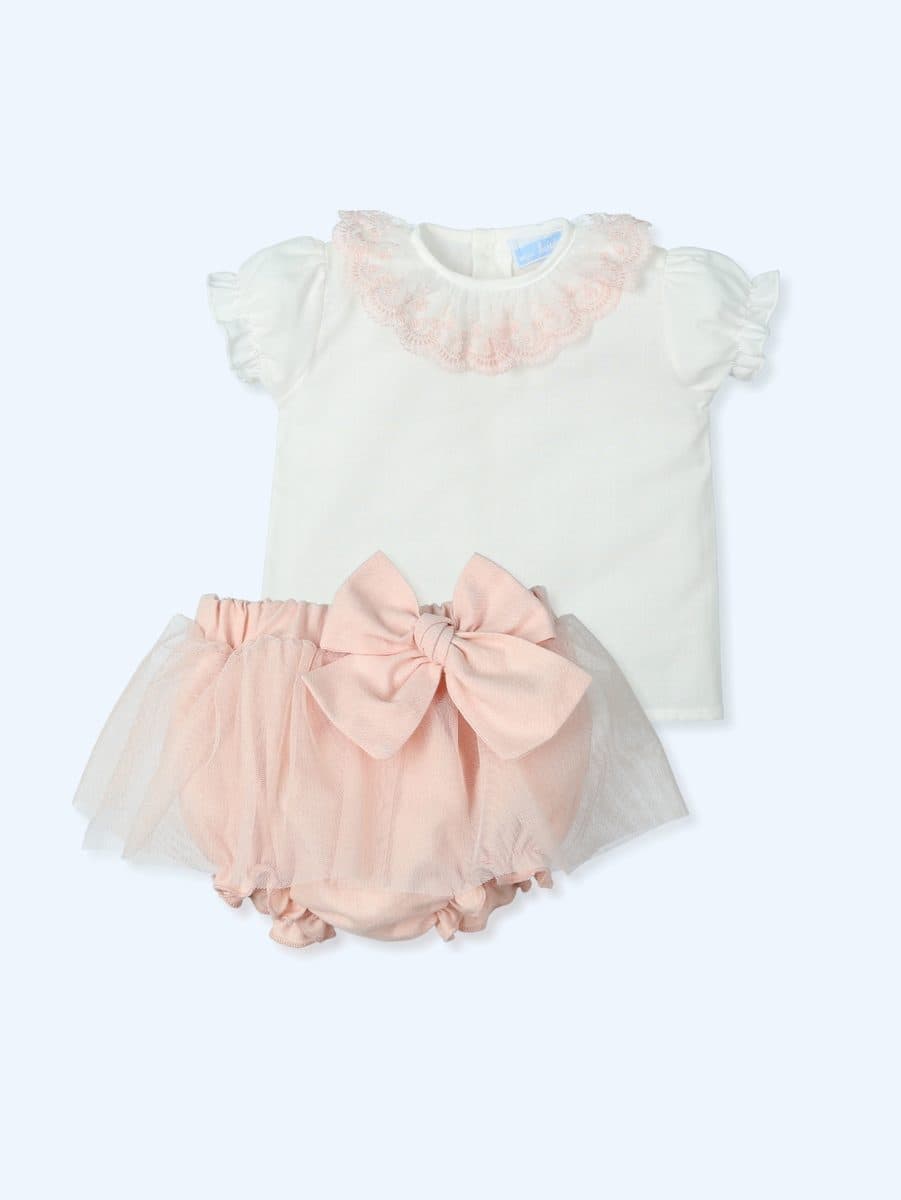 Conjunto 2 piezas: Jesusito M/C + Cubre (Nube)