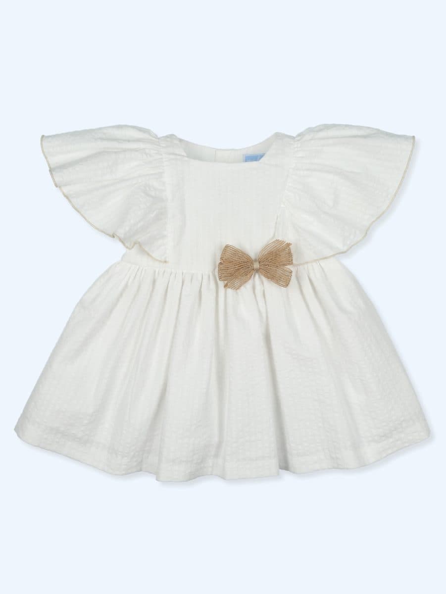 Vestido M/C (Bco/Saf)