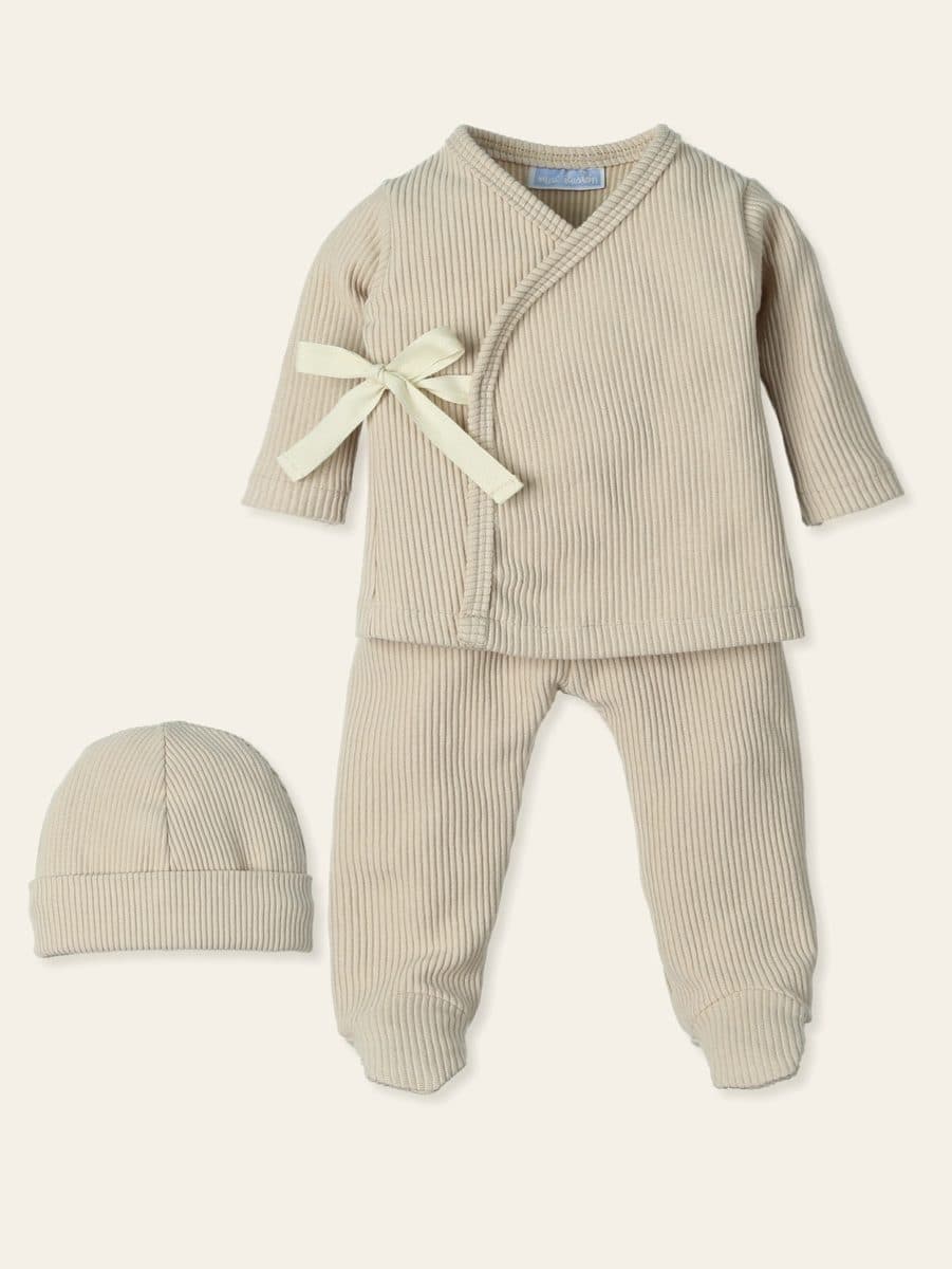 Conjunto 3 piezas: Jersey M/L + Polaina + Gorro (Nuez)