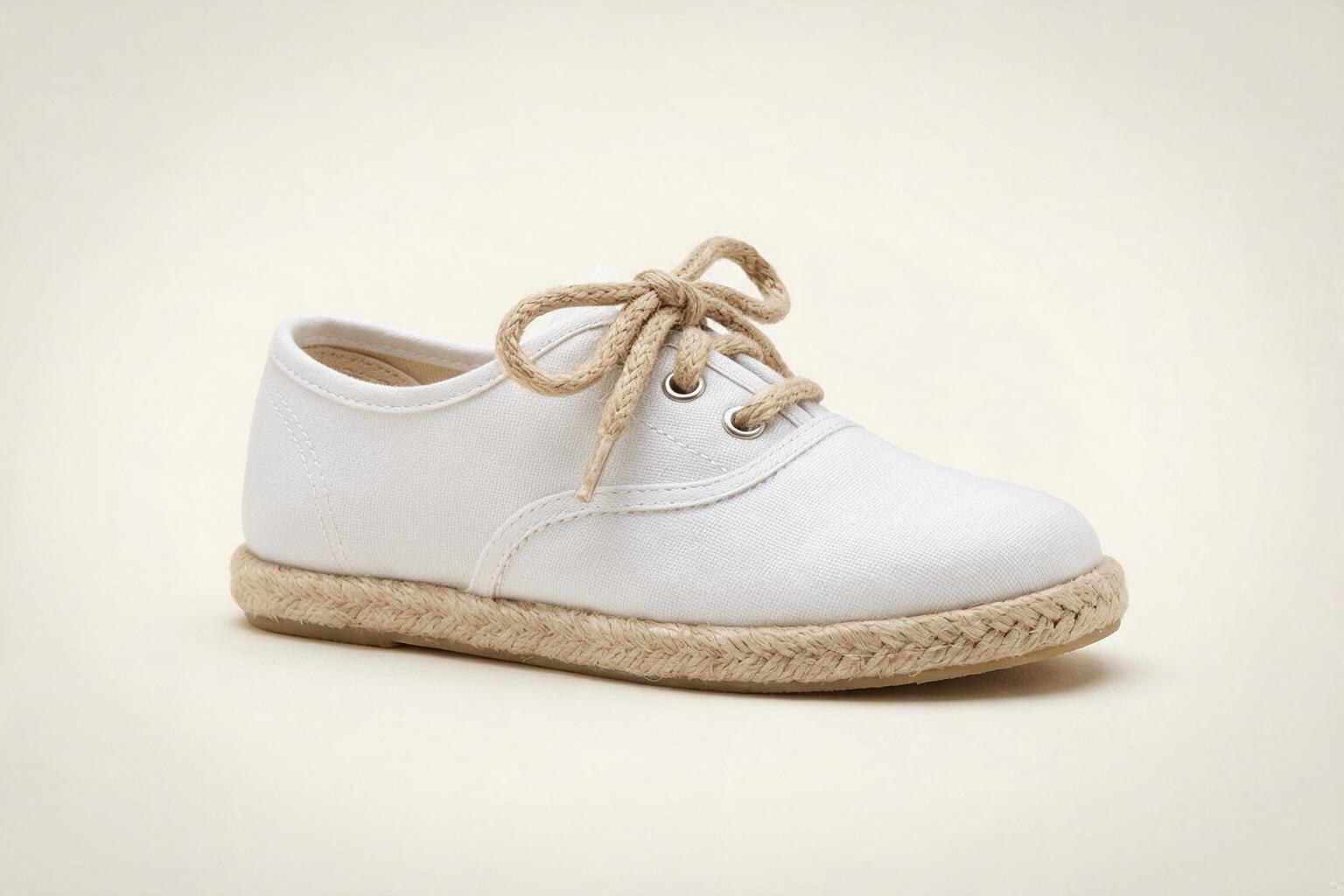 Zapato de cordones con suela de esparto — foto 3