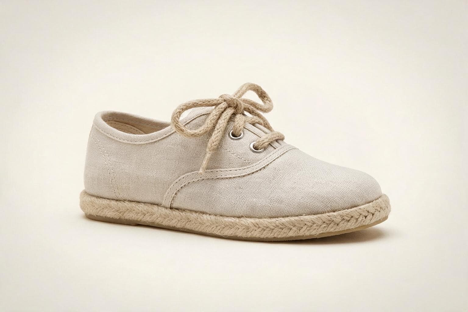 Zapato de cordones con suela de esparto — foto 2