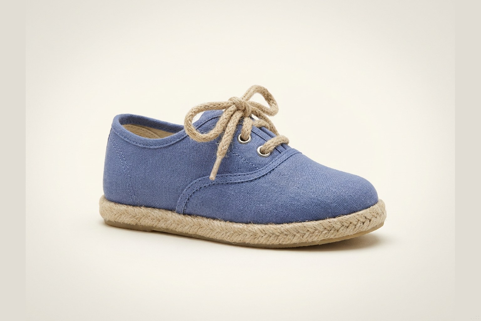 Amarinda Calzado · Zapato de cordones con suela de esparto (bebé)