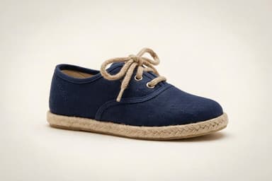 Zapato de cordones con suela de esparto (bebé) · AMA-260-L