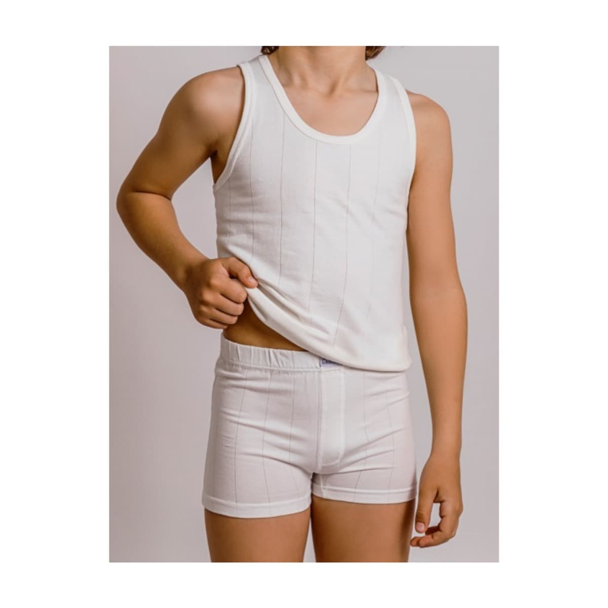 Conjunto Comunion Boxer Lineas