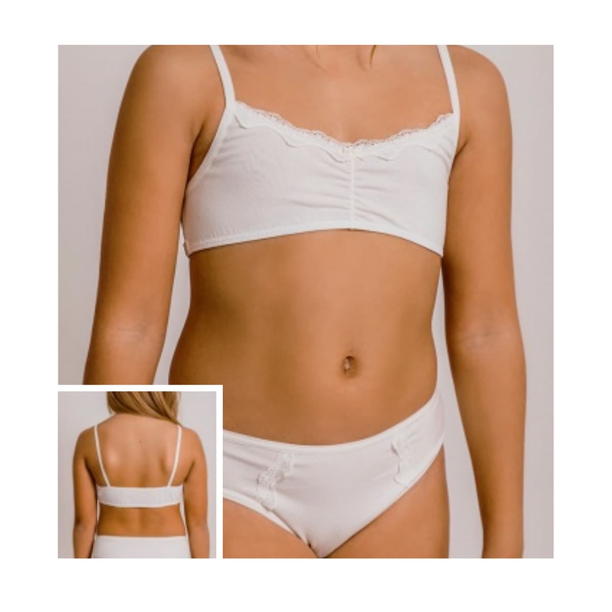 Conjunto Comunion niña top Ondass