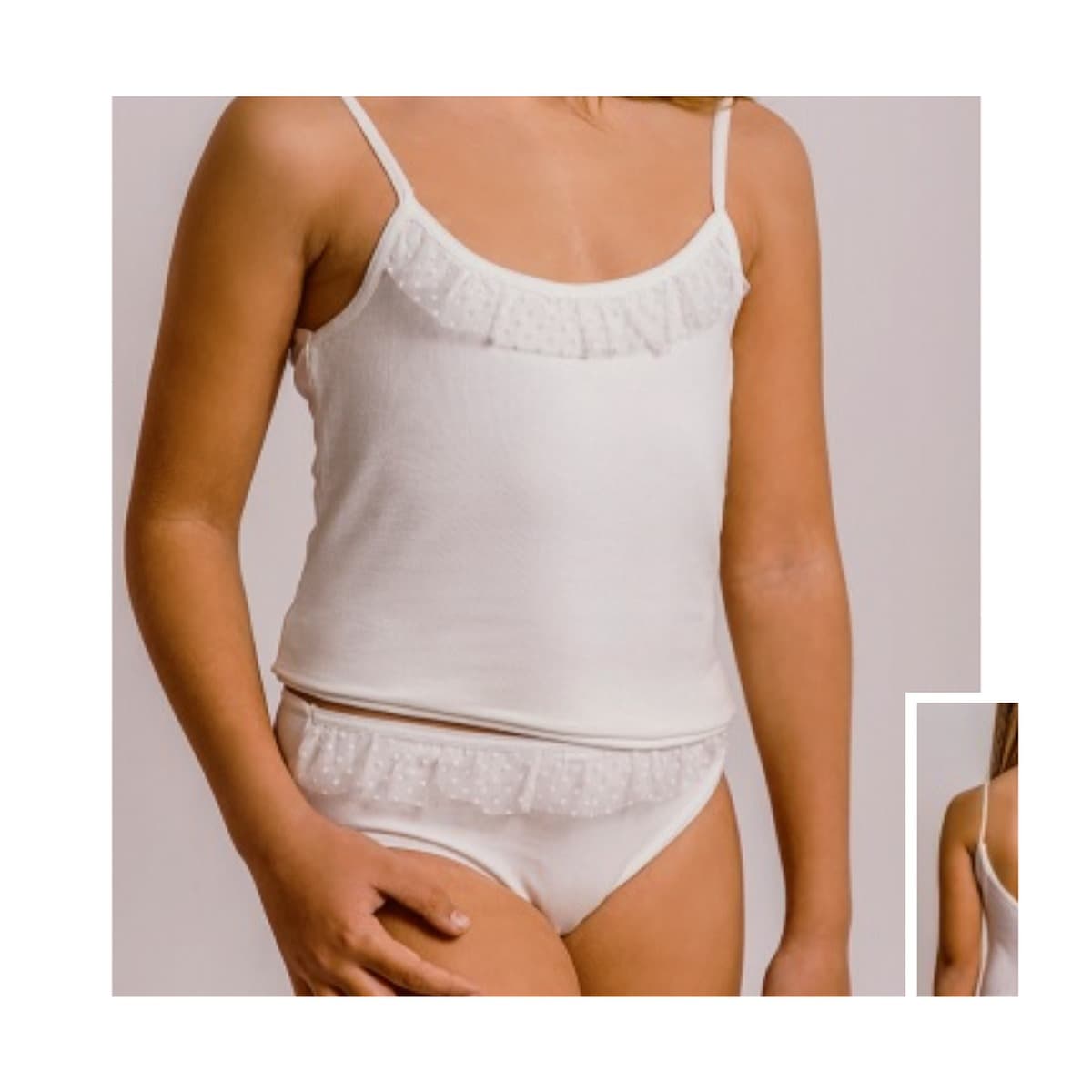 Conjunto Comunión niña Sin Puntilla camisa Tul