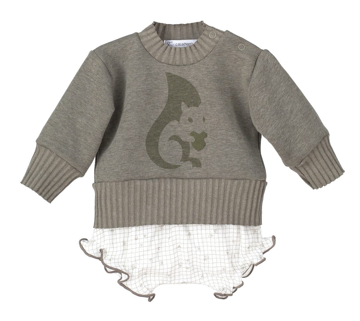 Conjunto 2 piezas: Sudadera M/L + Pololo (Verde)