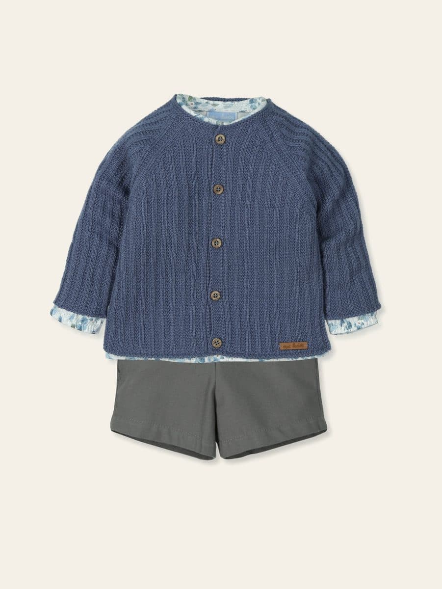 Conjunto 3 piezas: Camisa M/L + Chaqueta M/L + Cubre (Noche)