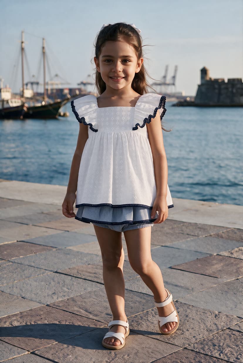 Valentina Bebés · Saint Tropez: niña en el malecón de Veracruz